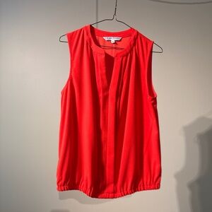 Trina Turk Sleeveless Coral Blouse